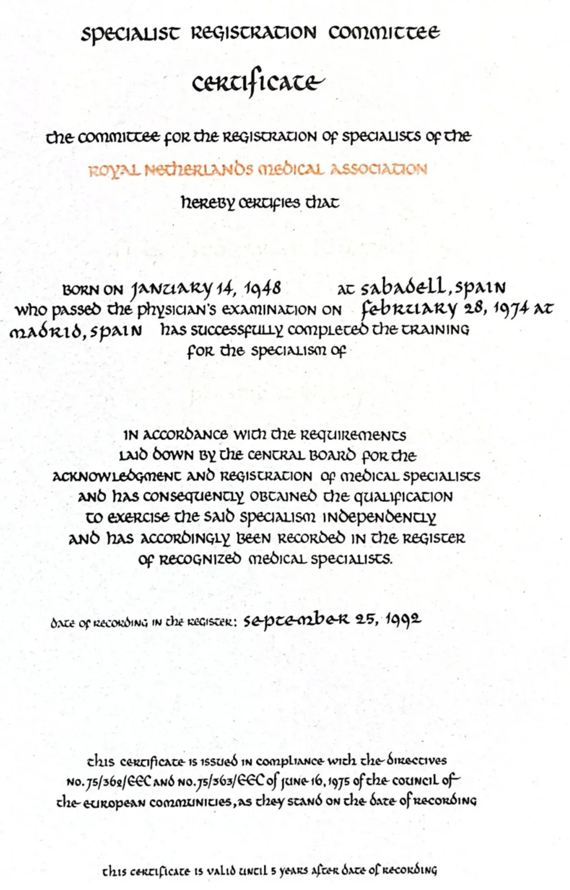 Real Asociación Médica de los Países Bajos