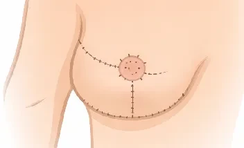 reposicionamiento areola